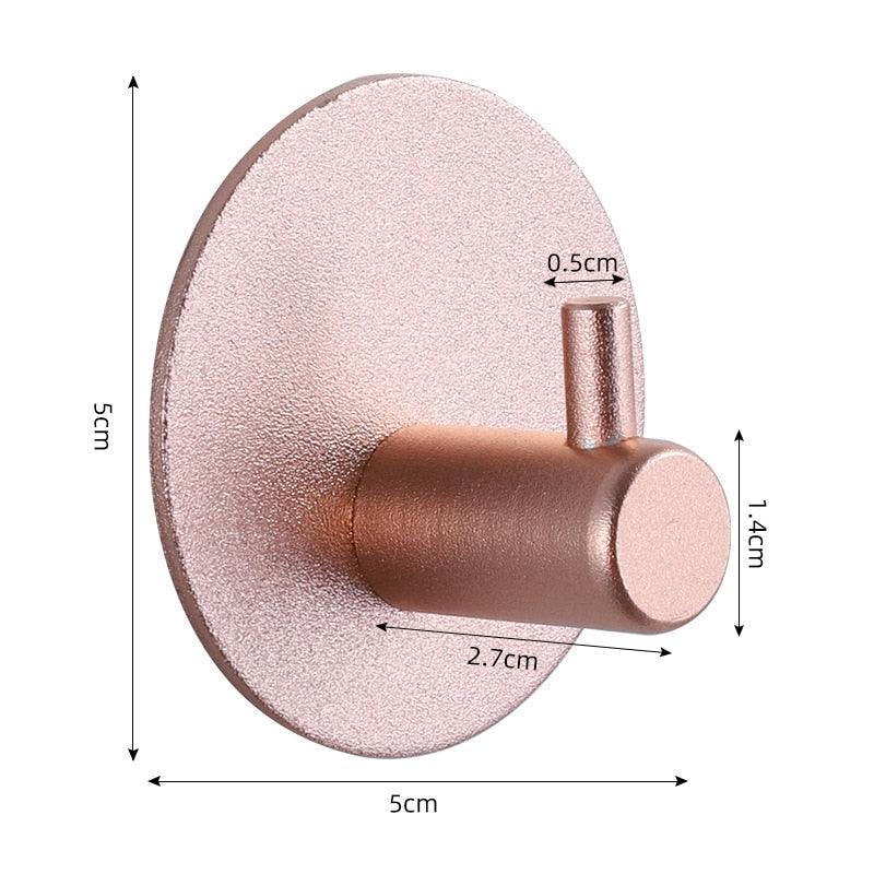 Adhesive Wall Hooks for Bathroom & Kitchen