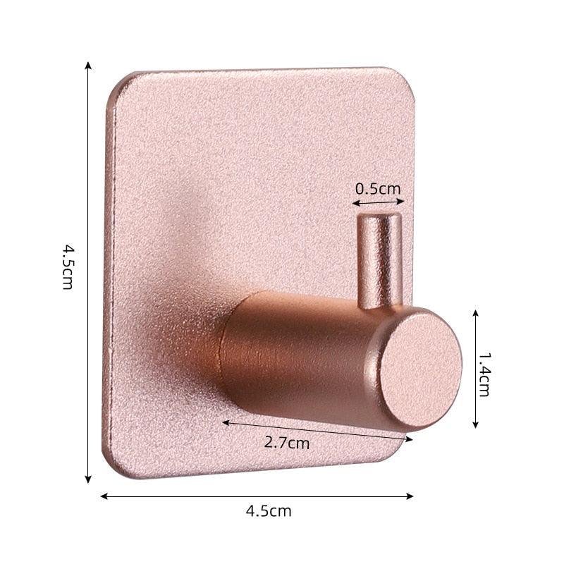 Adhesive Wall Hooks for Bathroom & Kitchen