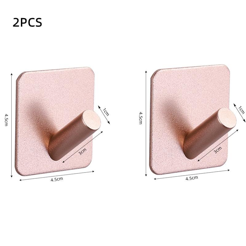 Adhesive Wall Hooks for Bathroom & Kitchen