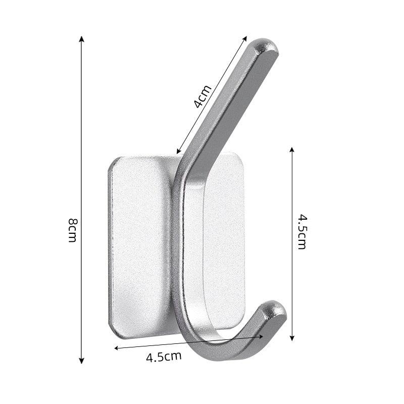 Adhesive Wall Hooks for Bathroom & Kitchen