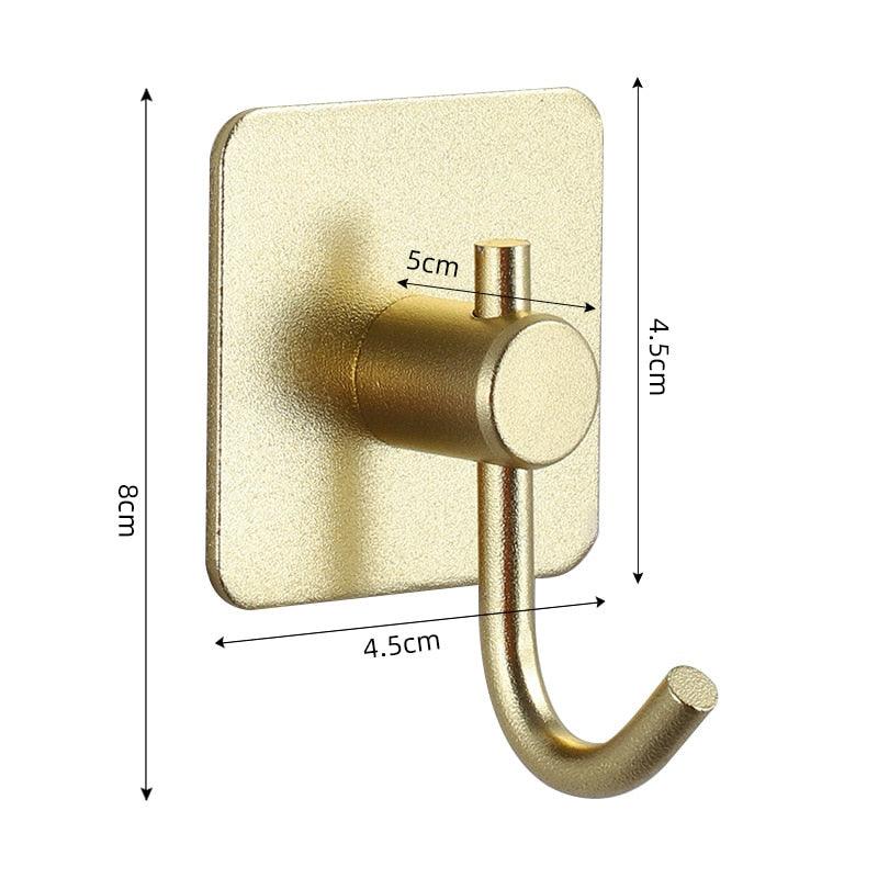 Adhesive Wall Hooks for Bathroom & Kitchen