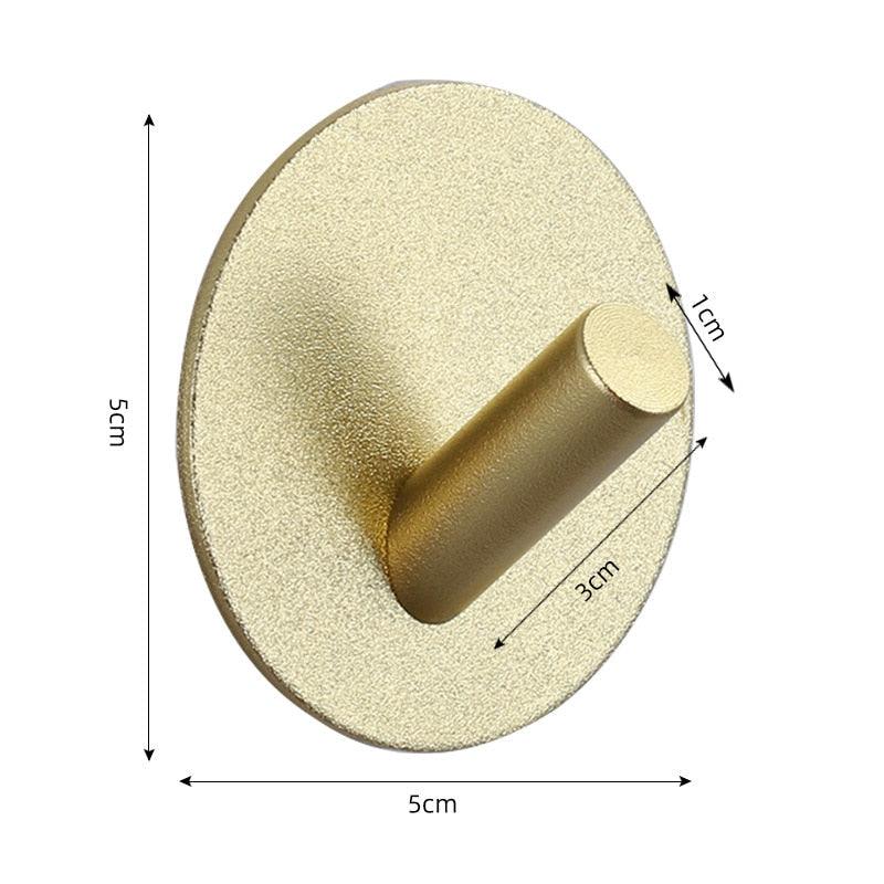 Adhesive Wall Hooks for Bathroom & Kitchen