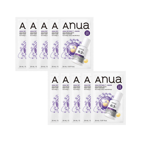 Anua Retinol Niacin Night Care Mask (10-Pack)