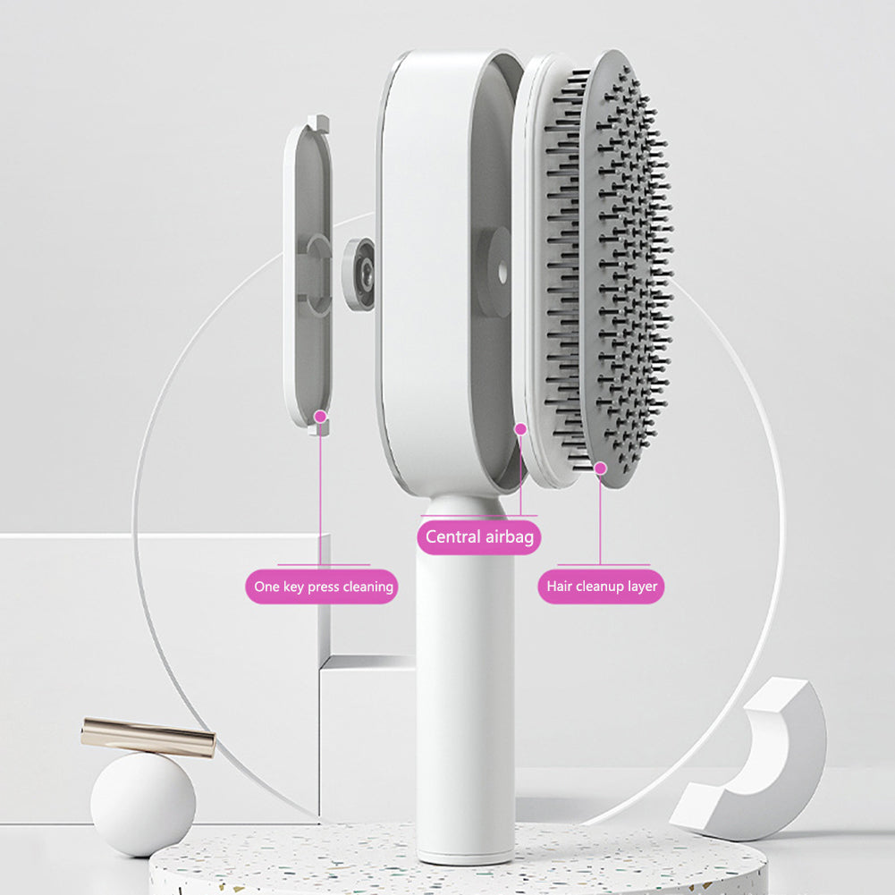 Self-Cleaning Detangling Hair Brush