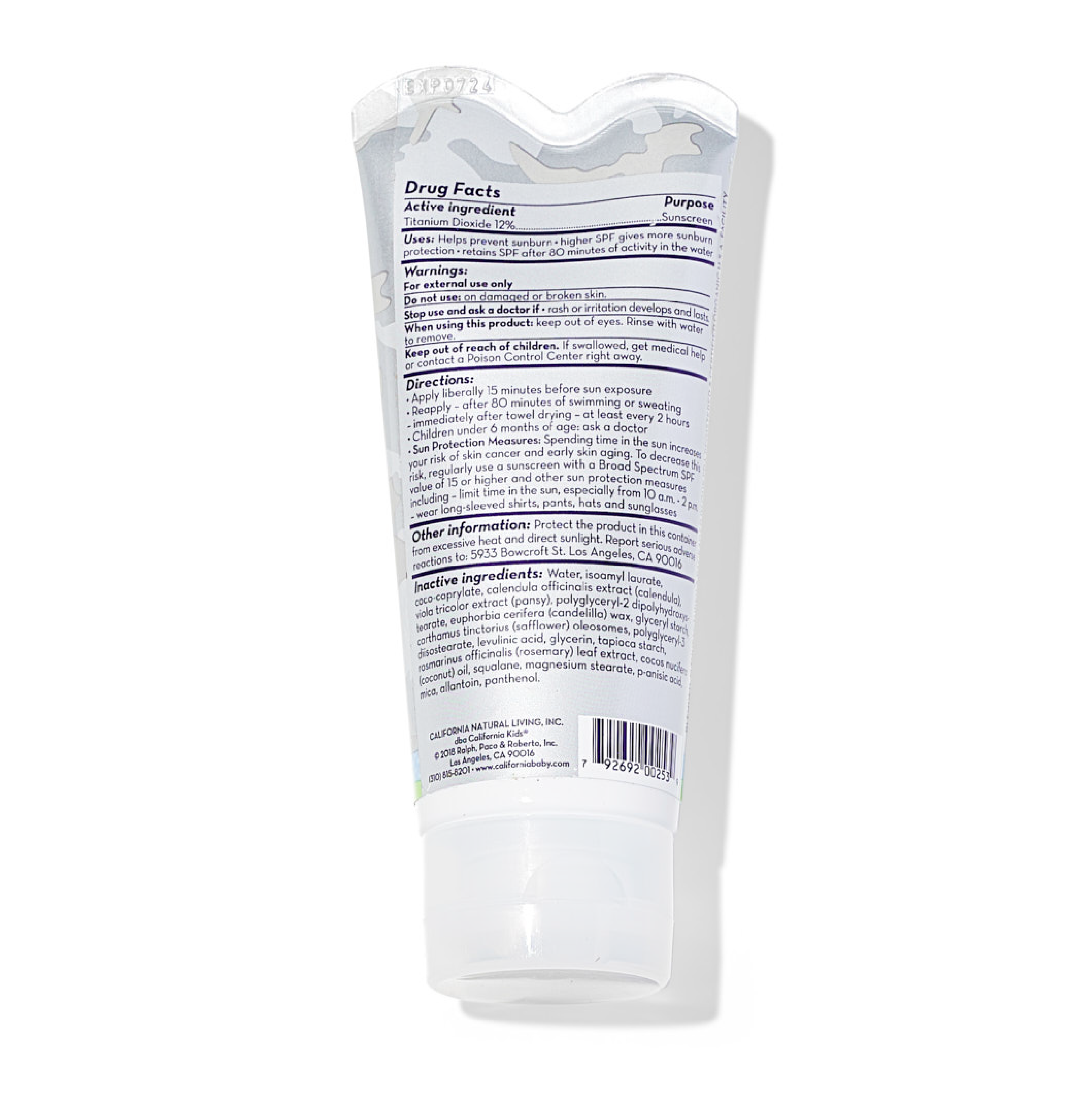 California Kids Supersensitive SPF 30+ Sunscreen