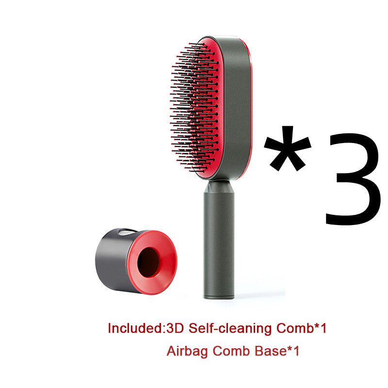 Self-Cleaning Detangling Hair Brush