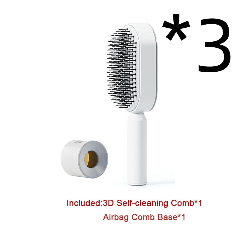 Self-Cleaning Detangling Hair Brush