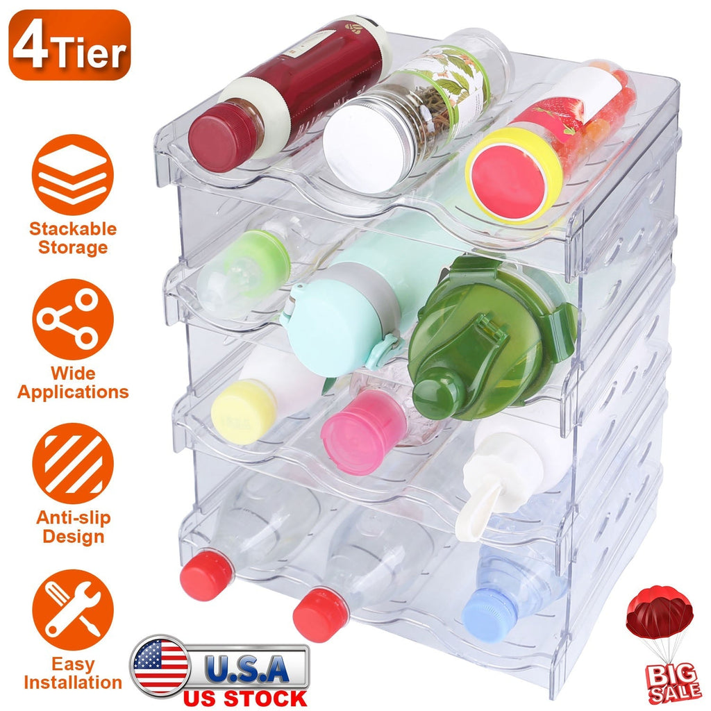 4-Tier Bottle Storage Organizer
