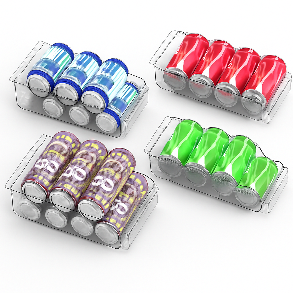 Adjustable Fridge Can Organizer