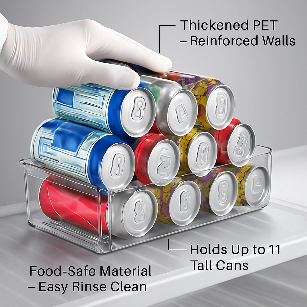 Adjustable Fridge Can Organizer