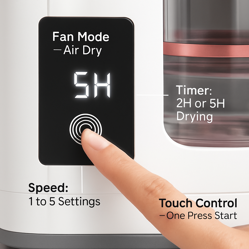 3-in-1 Electric Makeup Brush Cleaner with Timer