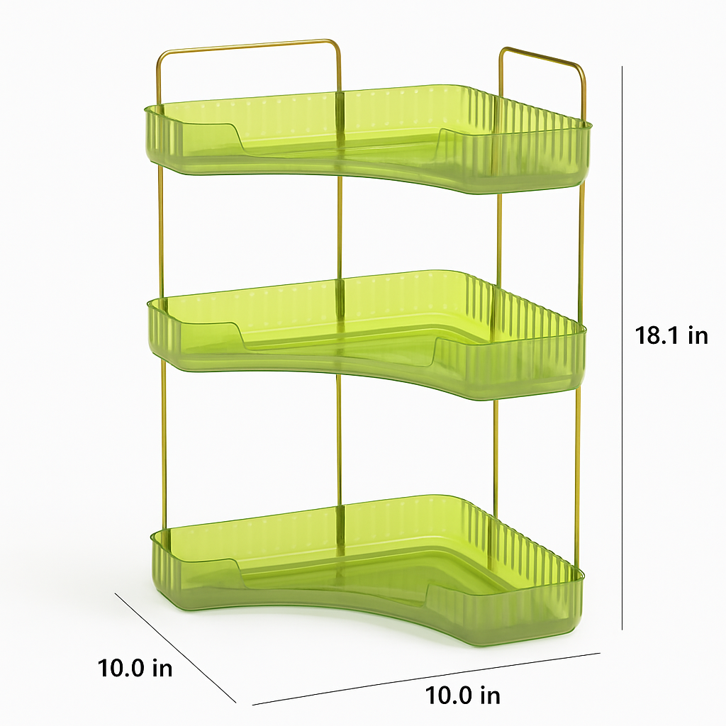 Bathroom Countertop Organizer Corner Shelf