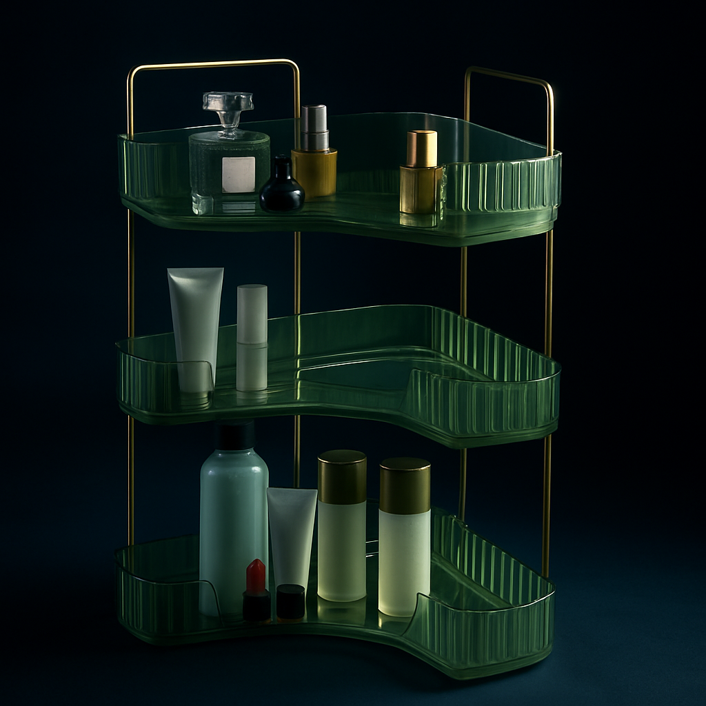 Bathroom Countertop Organizer Corner Shelf