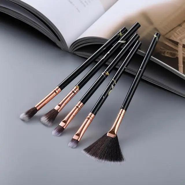 Luxury Eye & Lip Makeup Brush Set