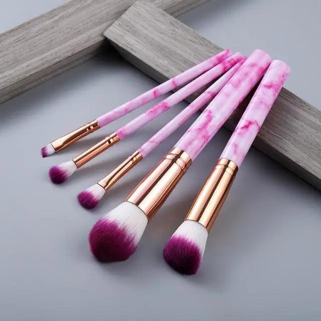 Luxury Eye & Lip Makeup Brush Set