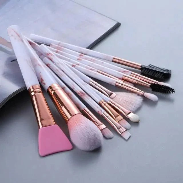 Luxury Eye & Lip Makeup Brush Set