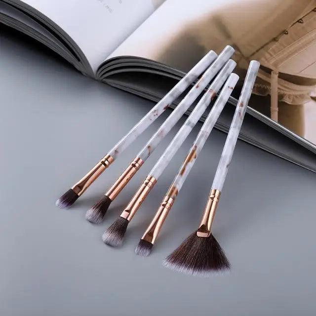 Luxury Eye & Lip Makeup Brush Set