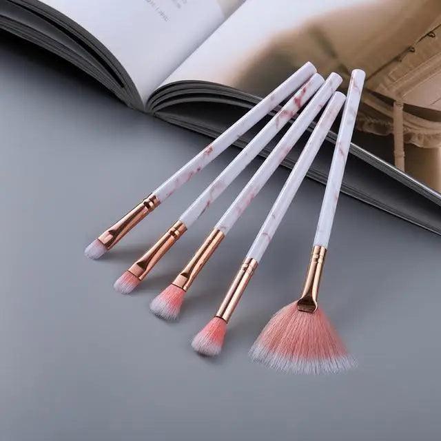 Luxury Eye & Lip Makeup Brush Set
