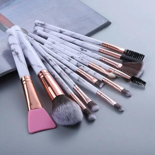Luxury Eye & Lip Makeup Brush Set