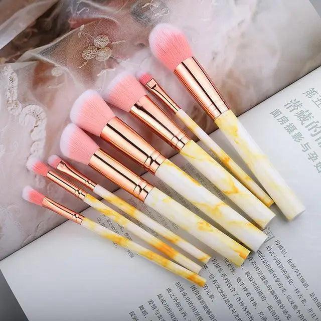 Luxury Eye & Lip Makeup Brush Set