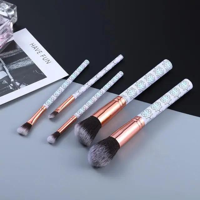 Luxury Eye & Lip Makeup Brush Set