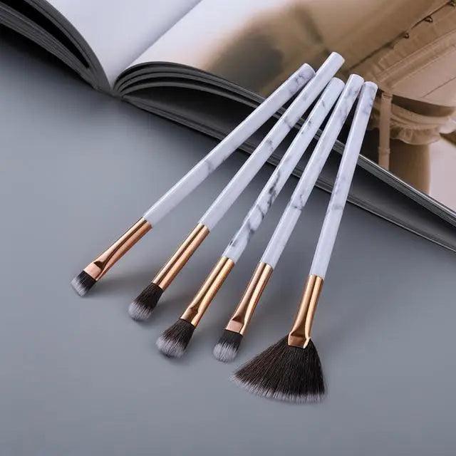 Luxury Eye & Lip Makeup Brush Set