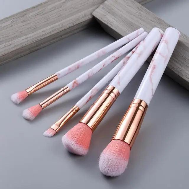 Luxury Eye & Lip Makeup Brush Set