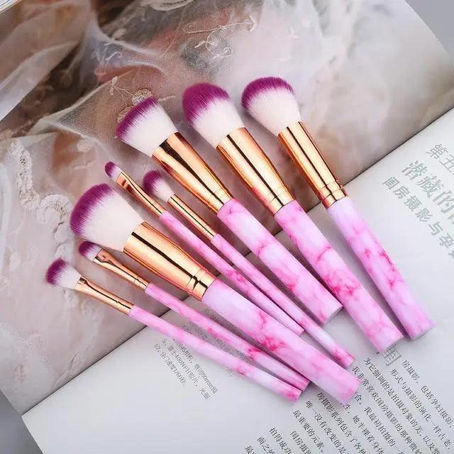 Luxury Eye & Lip Makeup Brush Set
