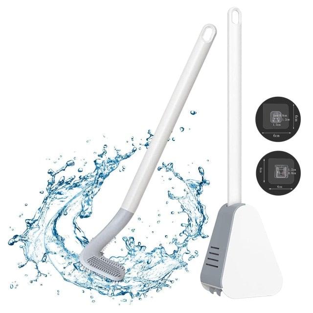 Silicone Toilet Brush & Holder Set