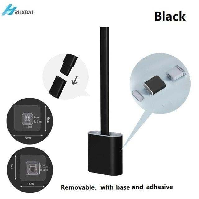 Silicone Toilet Brush & Holder Set