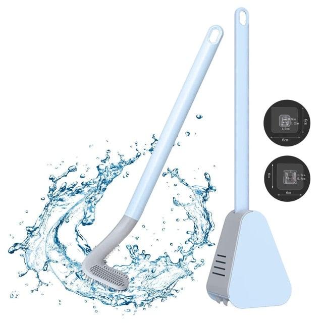 Silicone Toilet Brush & Holder Set
