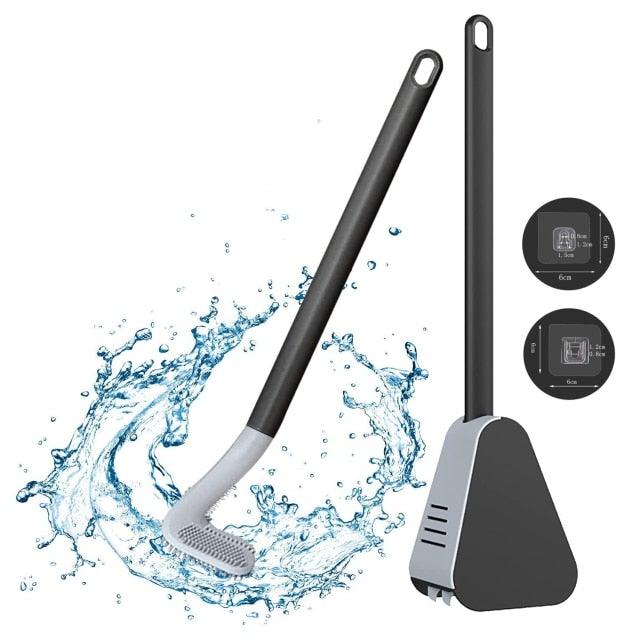 Silicone Toilet Brush & Holder Set