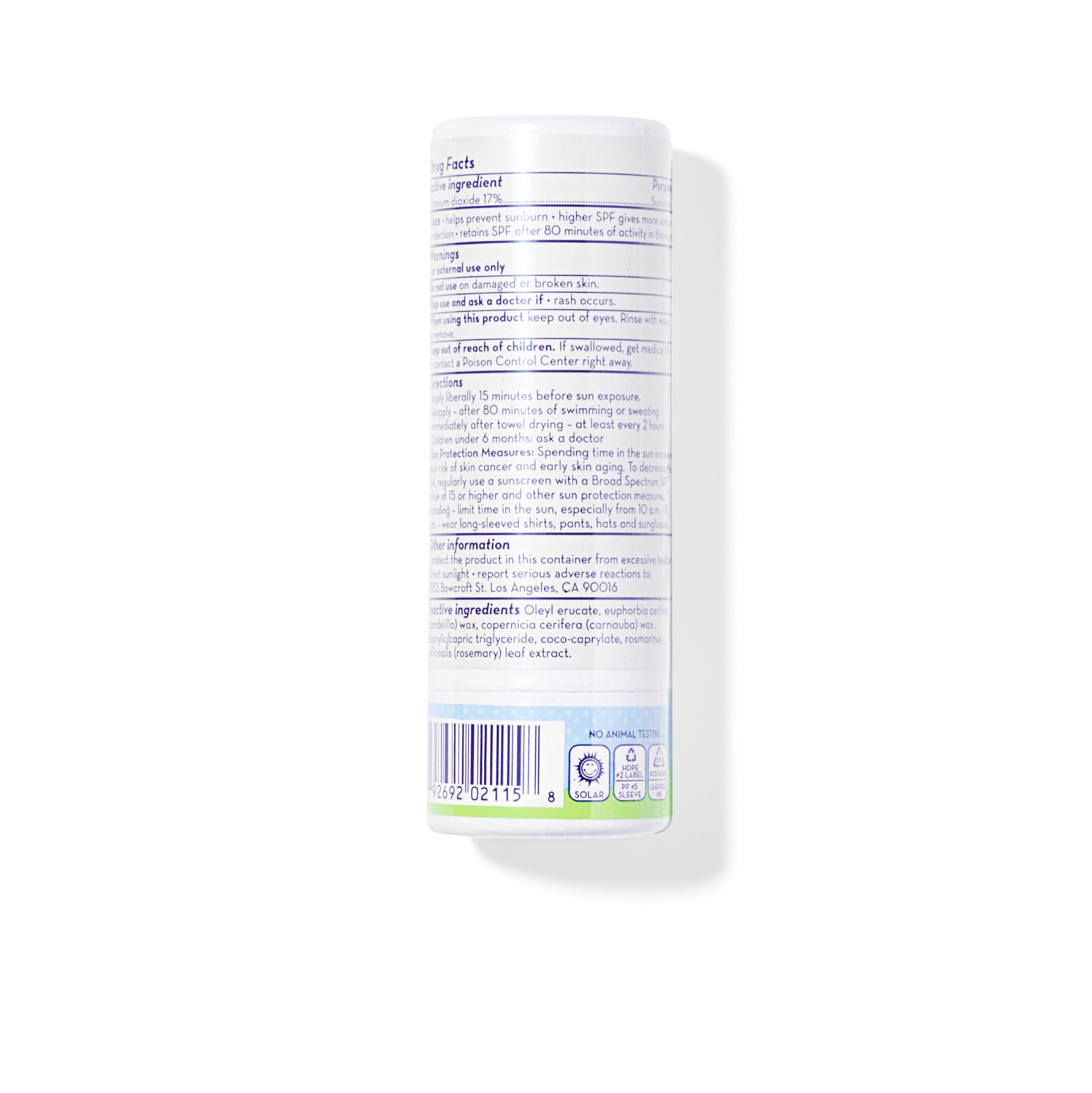 Super Sensitive Fragrance-Free SPF 30+ Sunscreen Stick