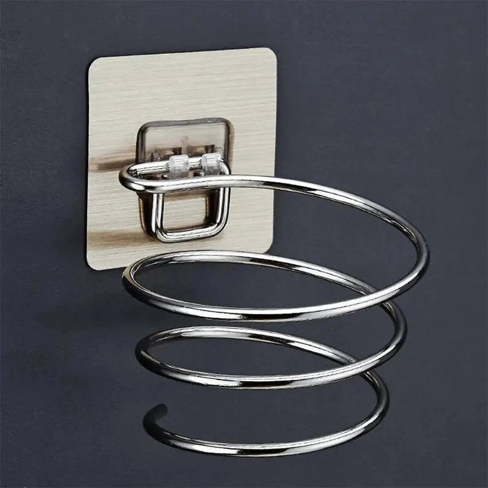 Wall-Mounted Hair Dryer Holder