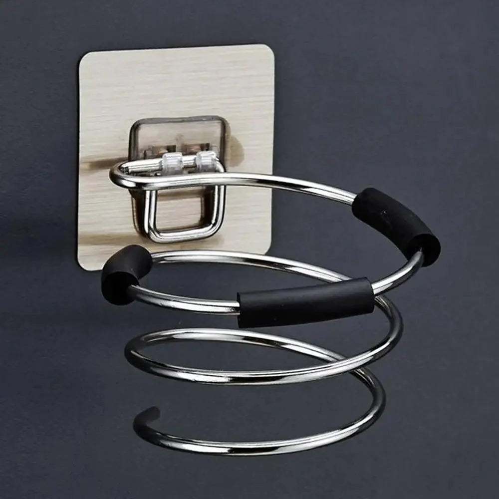 Wall-Mounted Hair Dryer Holder