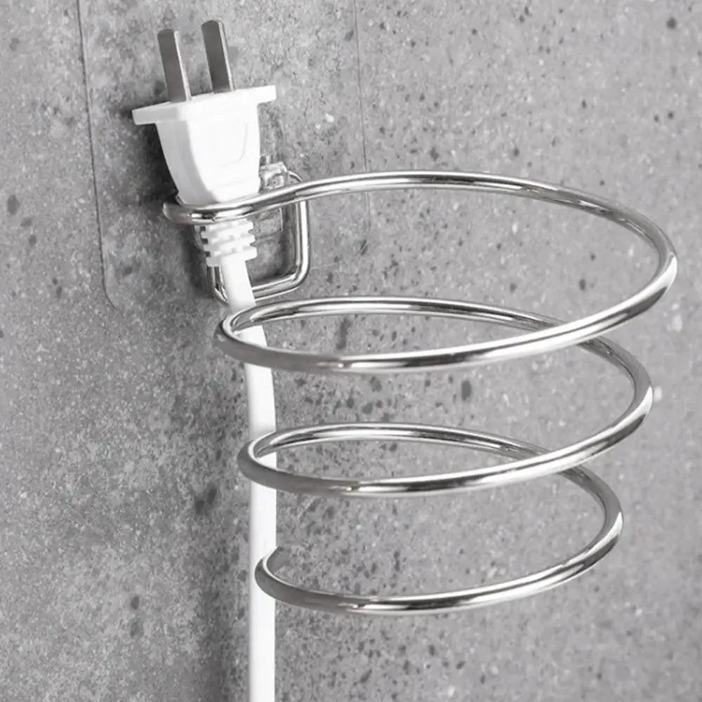Wall-Mounted Hair Dryer Holder